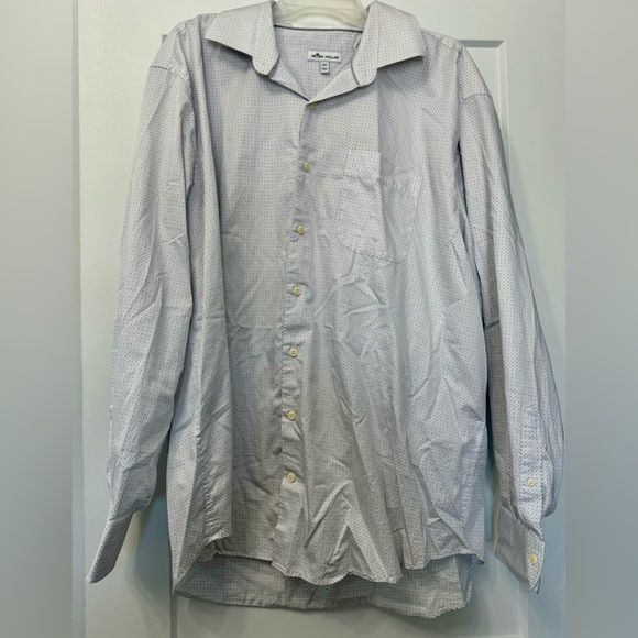 Peter Millar Men's Dress Button Down Shirt - Size XXL Preppy Office Wear - Picture 1 of 5